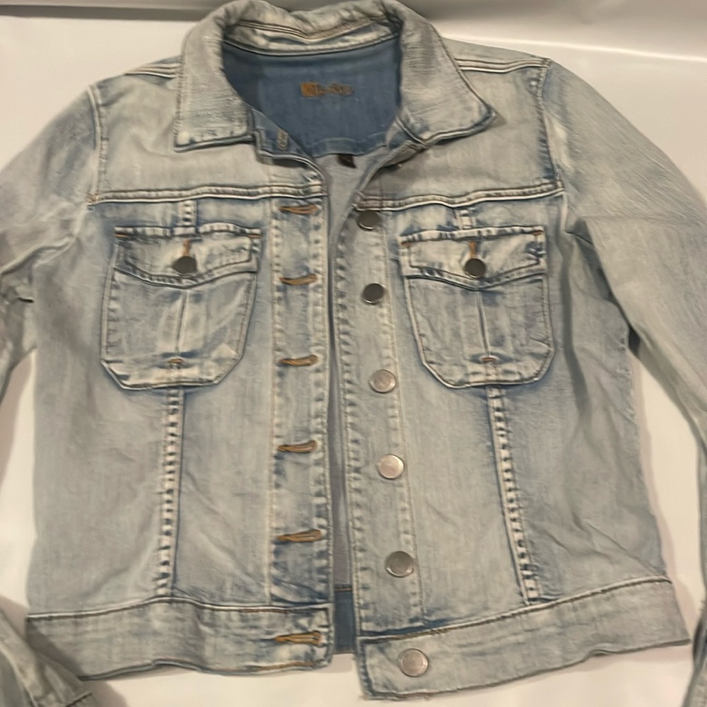 Kut from Kloth Denim Jacket size M light wash women’s